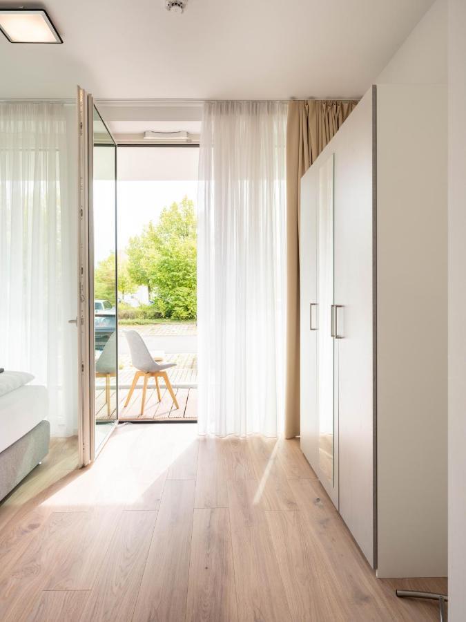 Bohnapartments - Nordkap-Suiten - Gratis Parkplatz - Moderner Neubau - Erdgeschoss - Fussbodenheizung エアフルト エクステリア 写真