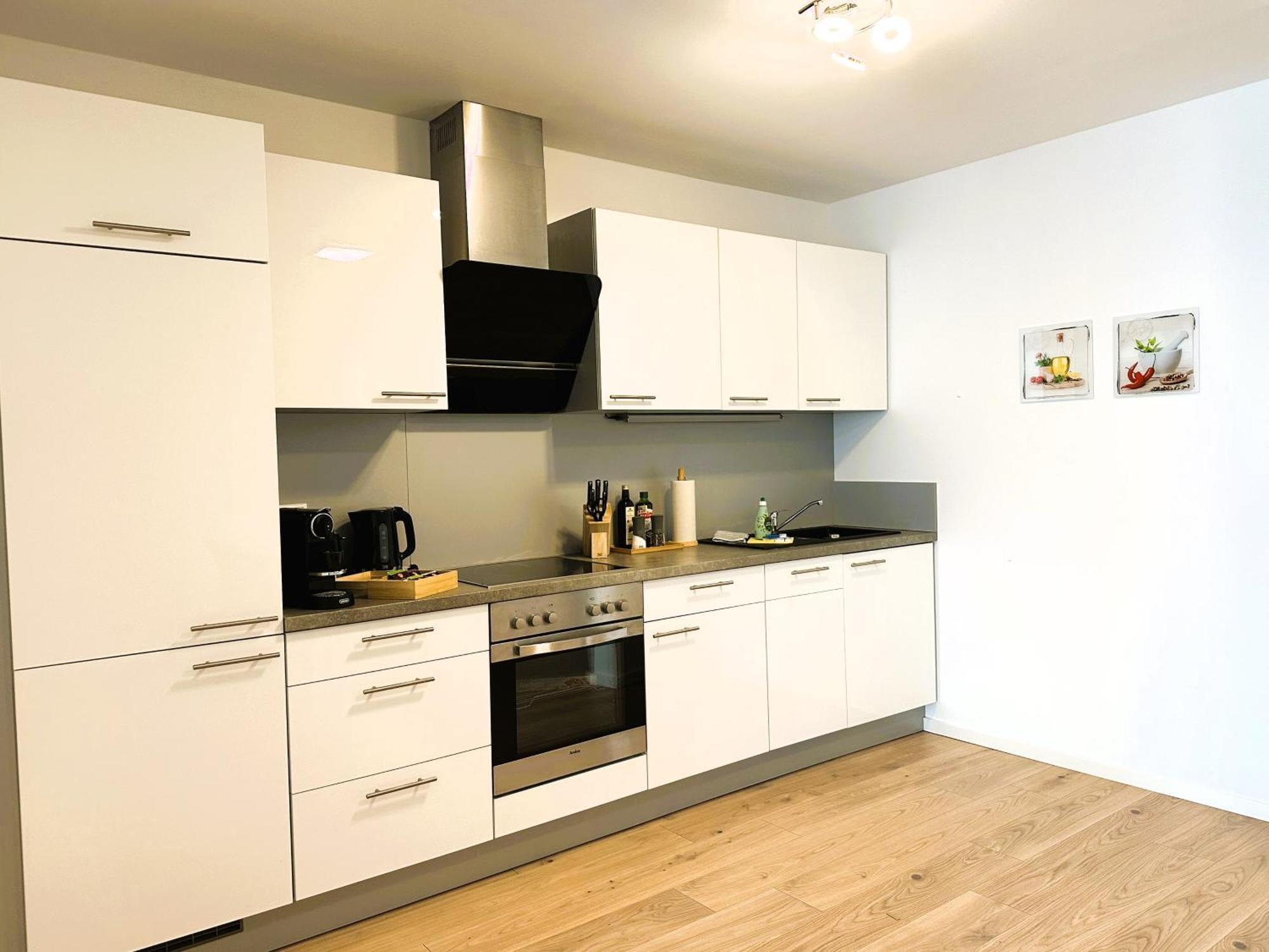 Bohnapartments - Nordkap-Suiten - Gratis Parkplatz - Moderner Neubau - Erdgeschoss - Fussbodenheizung エアフルト エクステリア 写真