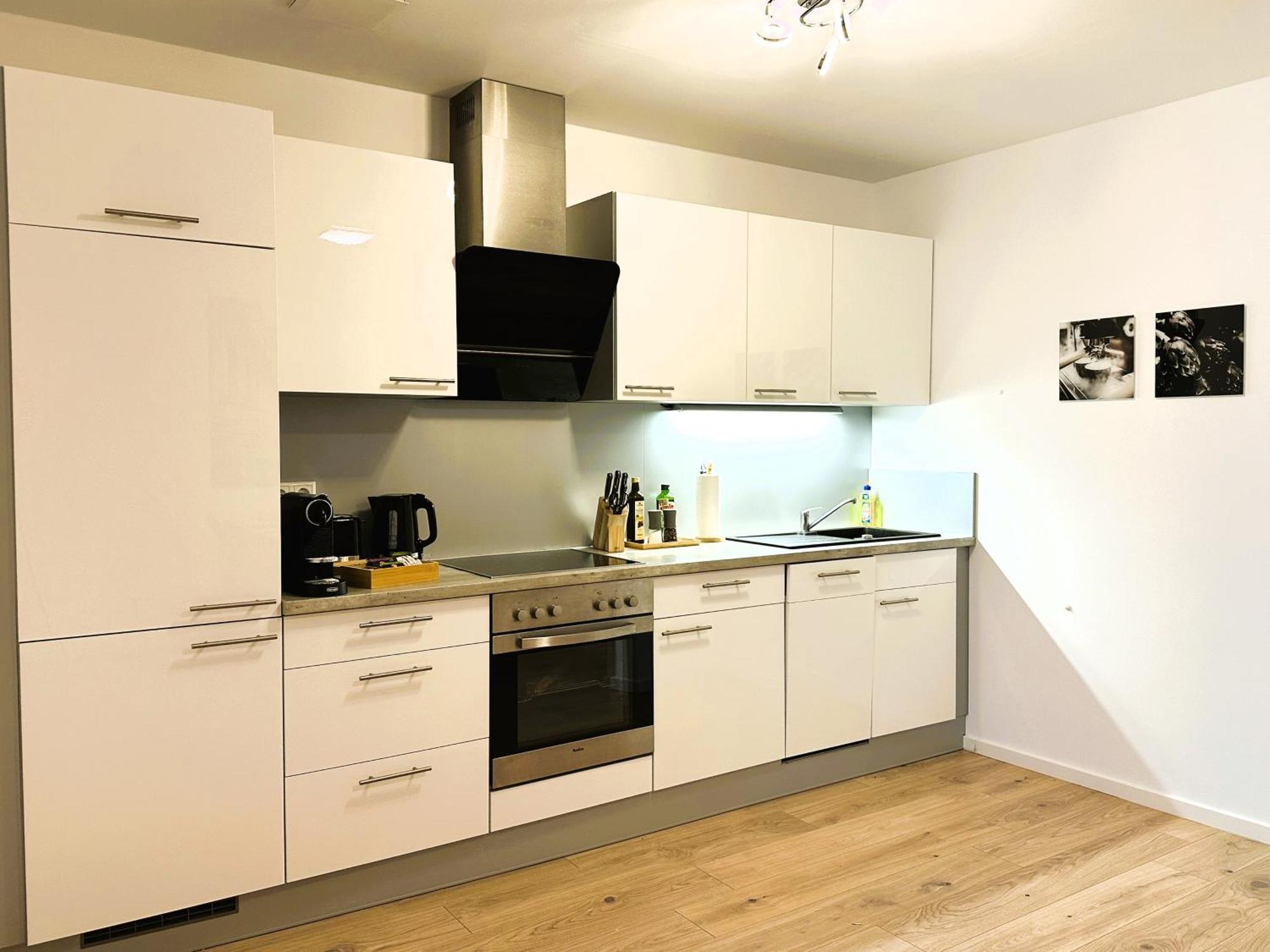 Bohnapartments - Nordkap-Suiten - Gratis Parkplatz - Moderner Neubau - Erdgeschoss - Fussbodenheizung エアフルト 部屋 写真