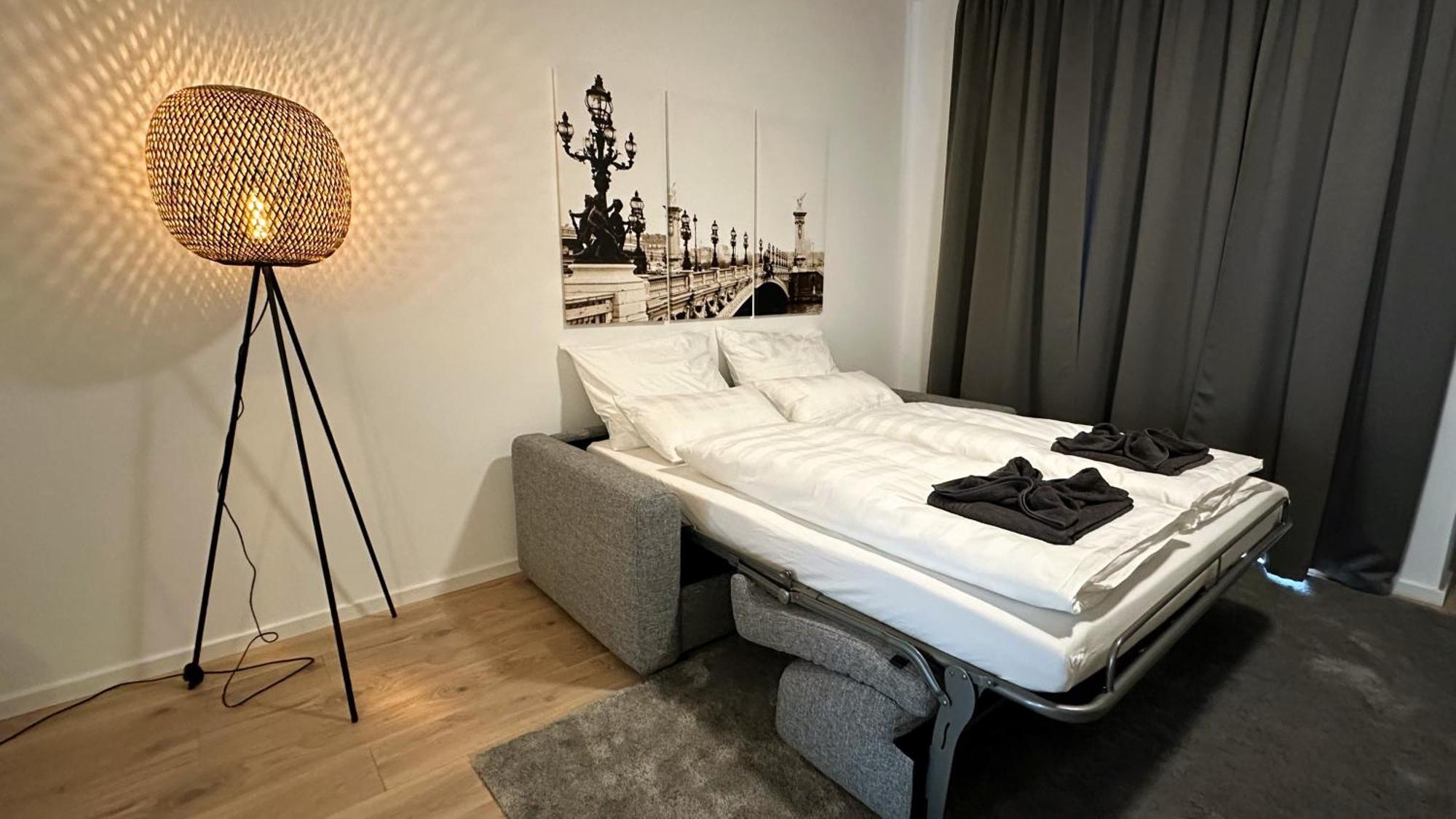 Bohnapartments - Nordkap-Suiten - Gratis Parkplatz - Moderner Neubau - Erdgeschoss - Fussbodenheizung エアフルト 部屋 写真