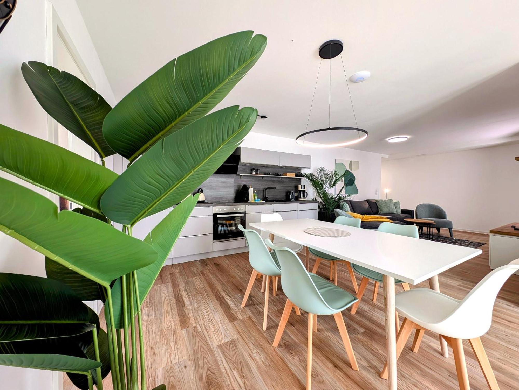 Bohnapartments - Nordkap-Suiten - Gratis Parkplatz - Moderner Neubau - Erdgeschoss - Fussbodenheizung エアフルト エクステリア 写真