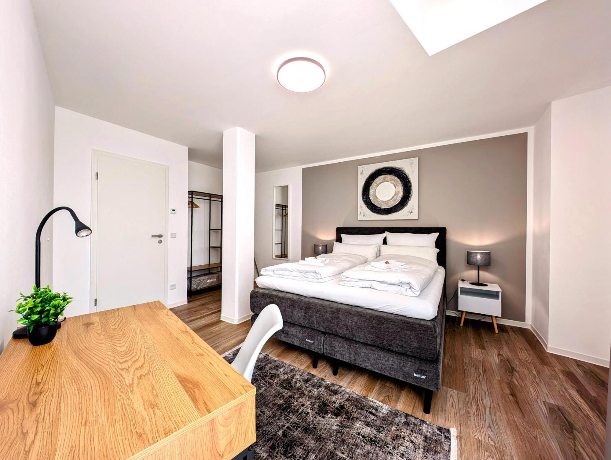 Bohnapartments - Nordkap-Suiten - Gratis Parkplatz - Moderner Neubau - Erdgeschoss - Fussbodenheizung エアフルト エクステリア 写真