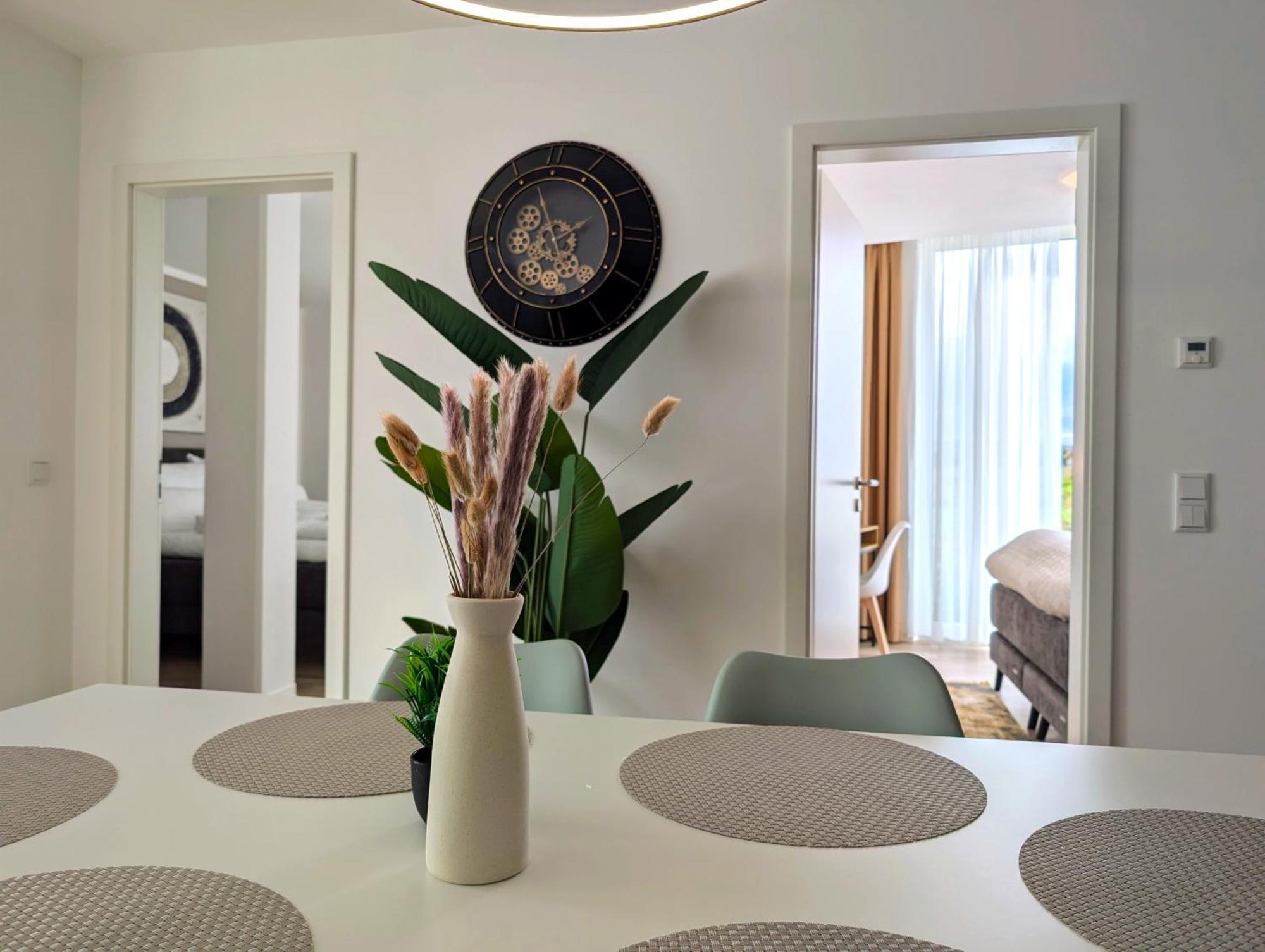 Bohnapartments - Nordkap-Suiten - Gratis Parkplatz - Moderner Neubau - Erdgeschoss - Fussbodenheizung エアフルト 部屋 写真