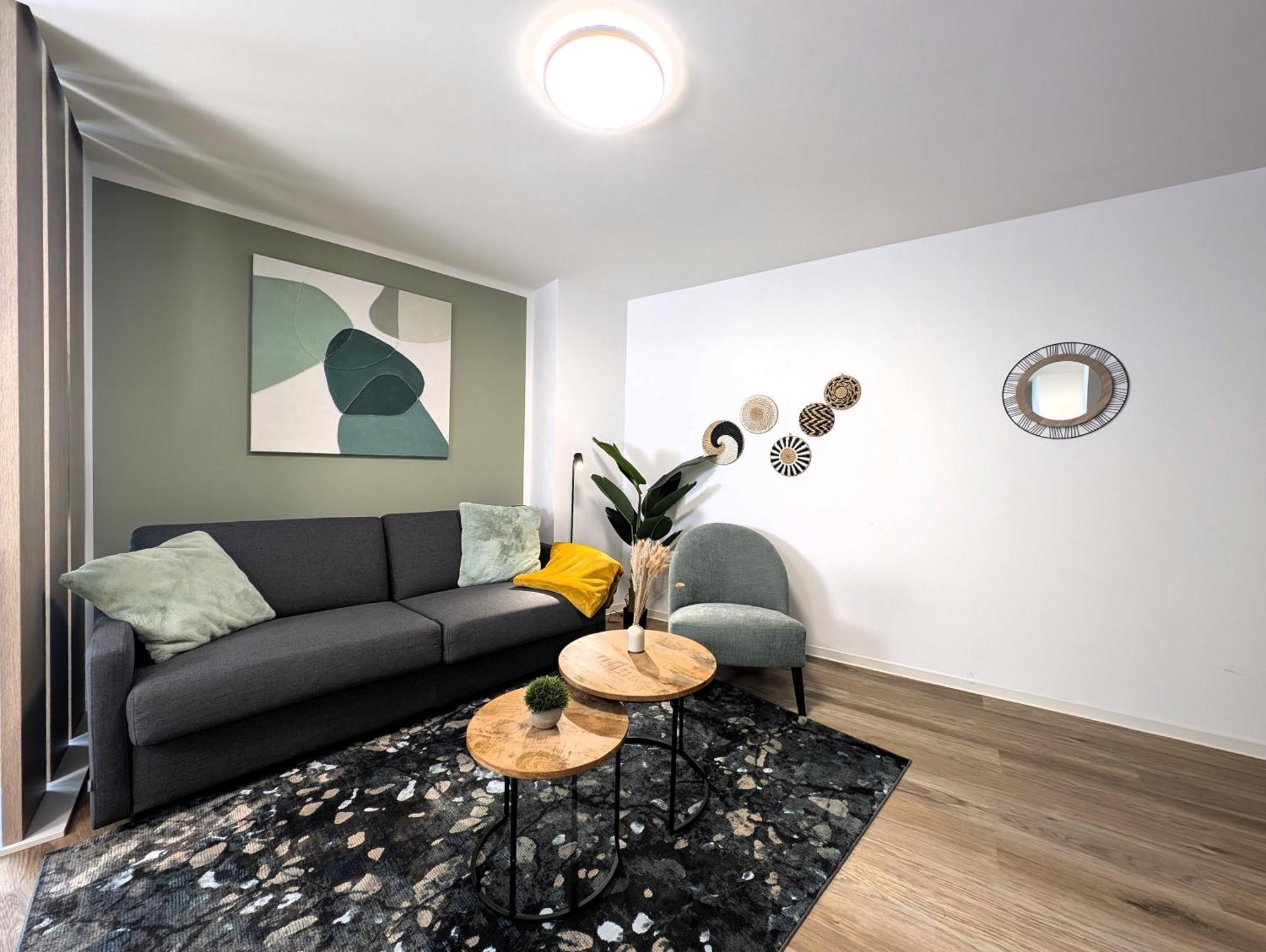 Bohnapartments - Nordkap-Suiten - Gratis Parkplatz - Moderner Neubau - Erdgeschoss - Fussbodenheizung エアフルト エクステリア 写真