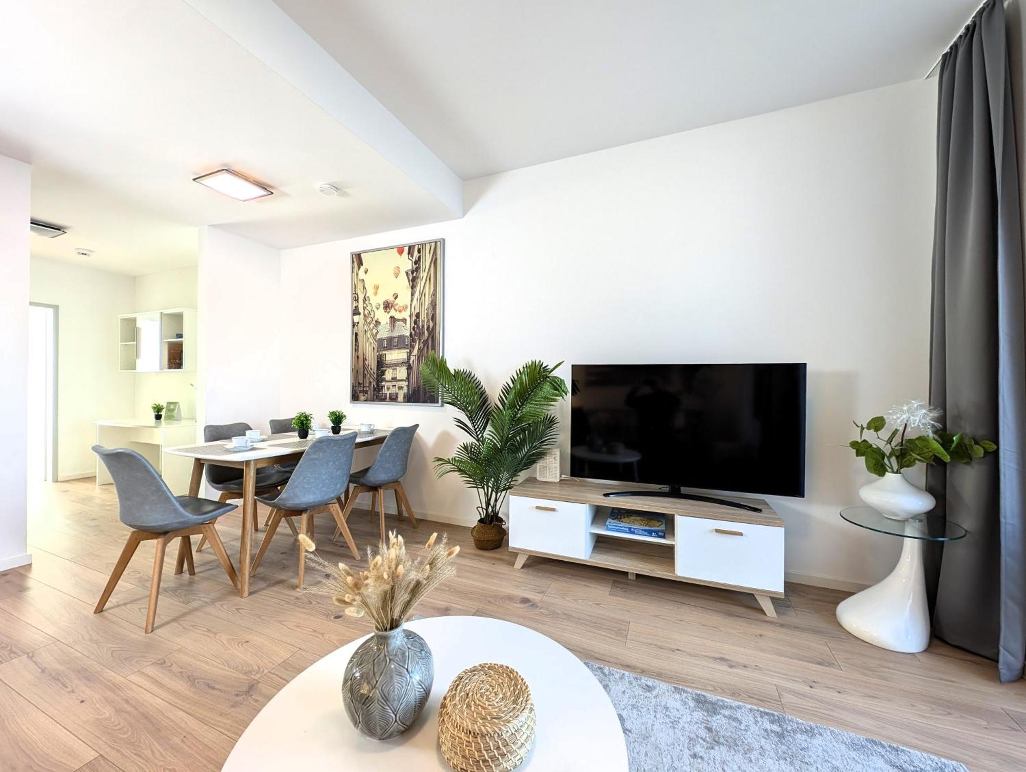 Bohnapartments - Nordkap-Suiten - Gratis Parkplatz - Moderner Neubau - Erdgeschoss - Fussbodenheizung エアフルト エクステリア 写真