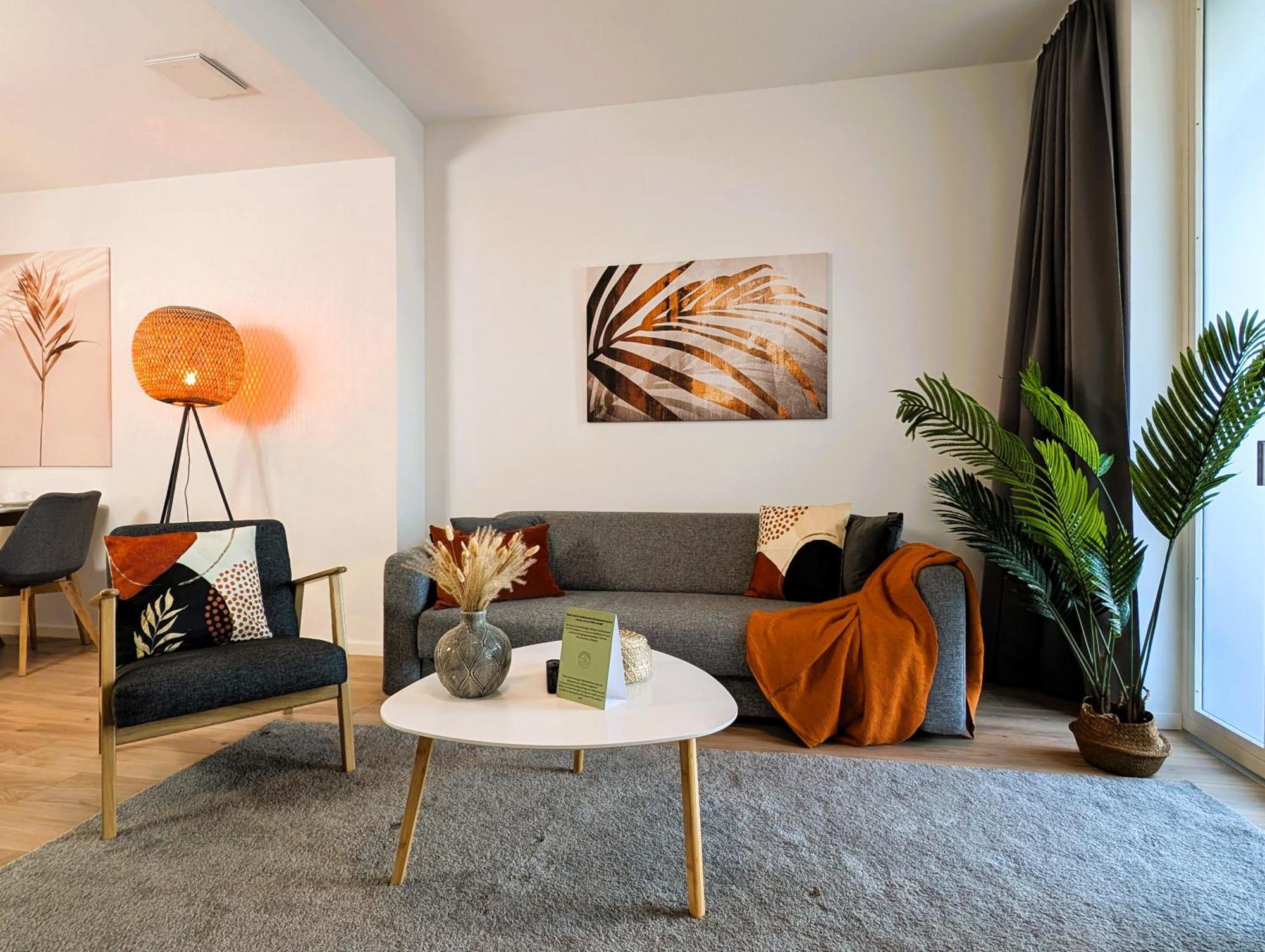 Bohnapartments - Nordkap-Suiten - Gratis Parkplatz - Moderner Neubau - Erdgeschoss - Fussbodenheizung エアフルト エクステリア 写真