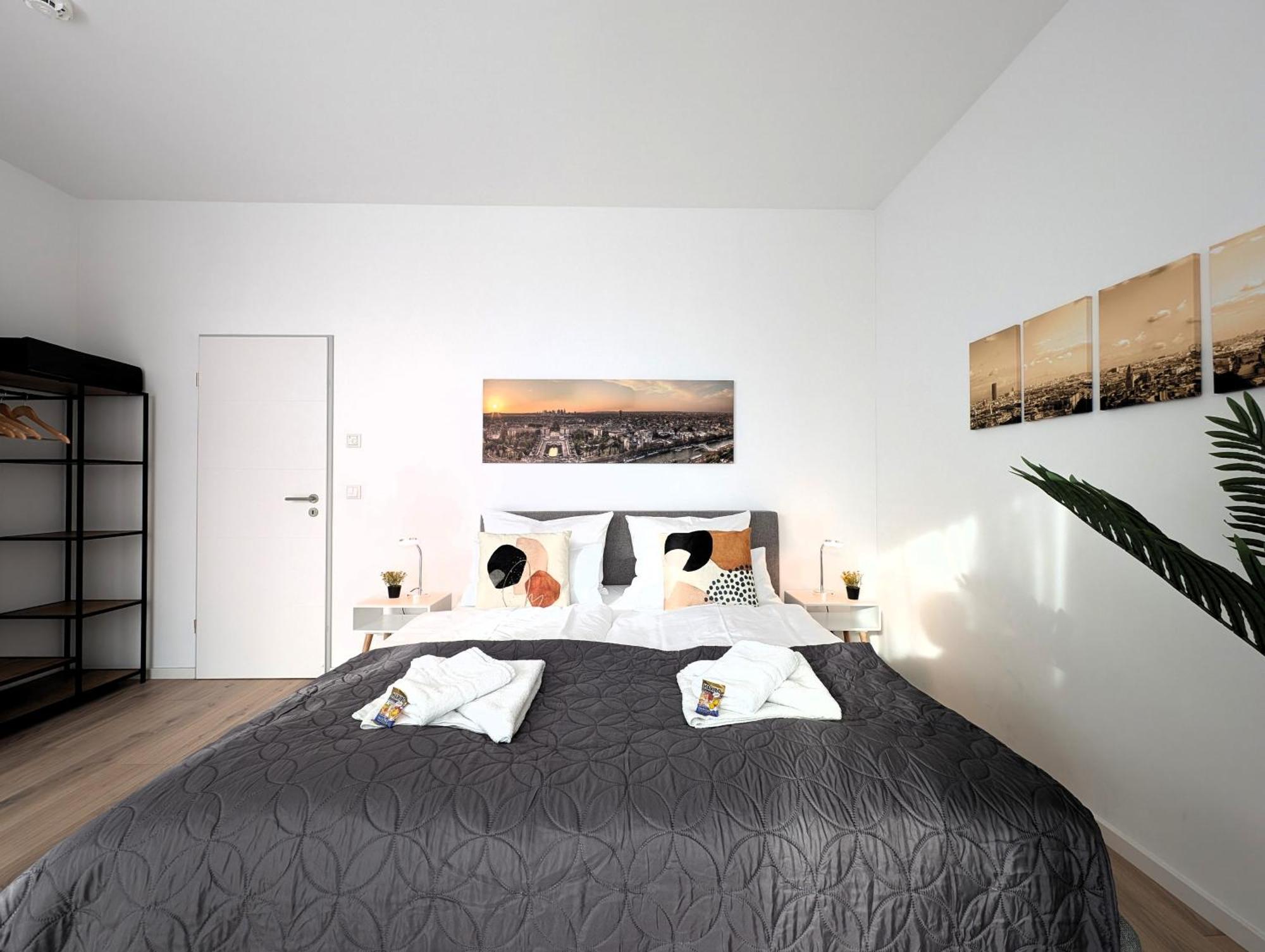 Bohnapartments - Nordkap-Suiten - Gratis Parkplatz - Moderner Neubau - Erdgeschoss - Fussbodenheizung エアフルト エクステリア 写真
